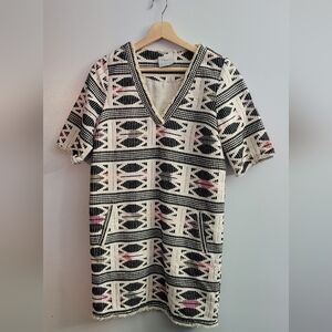 VERO MODA DITCHE Tunic Mini Dress, 100% Organic Cotton Size M